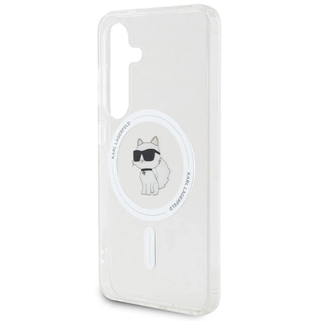 Etui Karl Lagerfeld IML Choupette MagSafe na Samsung Galaxy S24 - przezroczyste