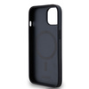 DKNY ETUI HARDCASE DO IPHONE 14 15 13 LEATHER MONOGRAM METAL LOGO