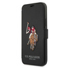 US Polo USFLBKP12SPUGFLBK iPhone 12 mini 5,4" czarny/black book Polo Embroidery Collection