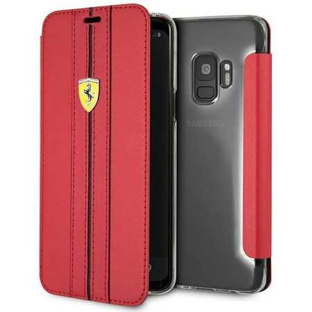 Etui Ferrari Urban na Samsung Galaxy S9 - czerwone