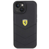 Etui Ferrari Quilted Metal Logo na iPhone 15 - czarne