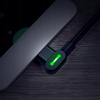 Kabel do telefonu Mcdodo szybki , kątowy, 90° , LED USB TYP C  0,5m czarny mocny z oplotem