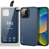 Dux Ducis Fino etui pokrowiec pokryty nylonowym materiałem iPhone 14 Pro Max niebieski