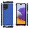HURTEL POKROWIEC PANCERNY HONEYCOMB DO SAMSUNG GALAXY A22 4G Z ŻELOWĄ RAMKĄ
