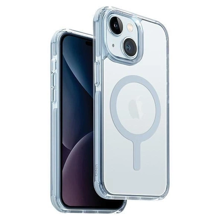 Etui UNIQ Combat Magclick Charging na iPhone 15 / 14 / 13 - jasnoniebieskie