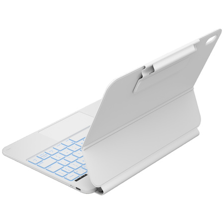 Etui Typecase Edge z klawiaturą do iPad  11" (A16) 2025 / iPad 10.9" 2022 biały