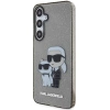 Etui Karl Lagerfeld Glitter Karl&Choupette na Samsung Galaxy S24 - czarne