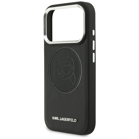 Etui Karl Lagerfeld K Head Point Logo    MagSafe do iPhone 17 Pro czarny