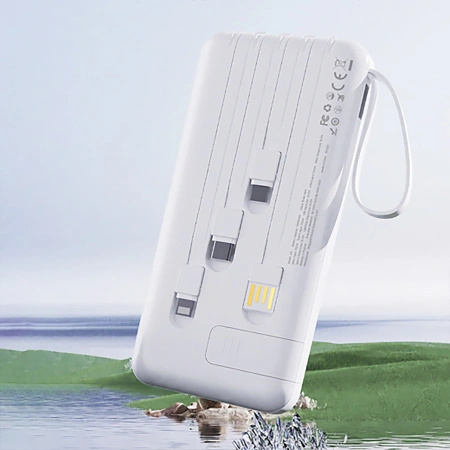 DUDAO POWERBANK K11 PRO 20000MAH Z WBUDEDNYMI KABLAMI DO TELEFONÓW IPHONE