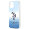 Etui U.S. Polo Assn. Gradient Collection na iPhone 12 / iPhone 12 Pro - niebieskie