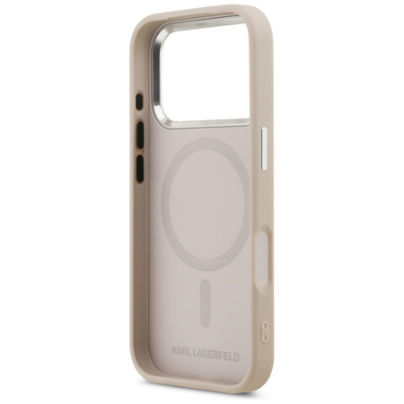 Etui Karl Lagerfeld Karl & Choupette     Pins MagSafe do iPhone 17 Pro różowy