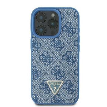 Guess GUHCP16SP4TDSCPB iPhone 166.1 niebieski/blue hardcase Leather Metal Logo Strass Crossbody