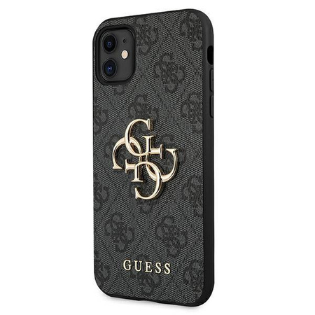 Guess GUHCN614GMGGR iPhone 11 6,1" / Xr szary/grey hardcase 4G Big Metal Logo