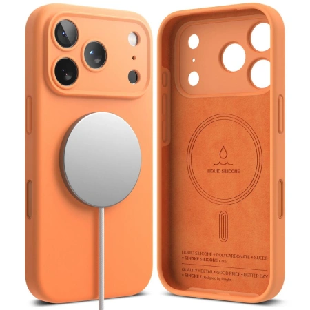 RINGKE ETUI SILICONE MAGNETIC MAGSAFE DO IPHONE 17 PRO MAX OCHRONA