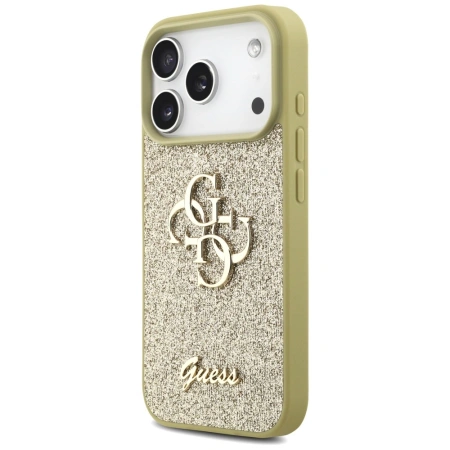 GUESS ETUI FIXED GLITTER BIG 4G DO IPHONE 17 PRO WYSOKIEJ JAKOŚ