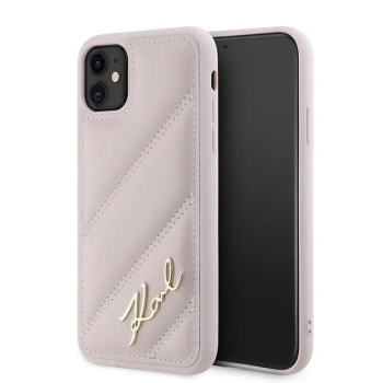 KARL LAGERFELD ETUI HARDCASE DO IPHONE 11 XR 6.1 DIAGONAL QUILTED SCRIPT