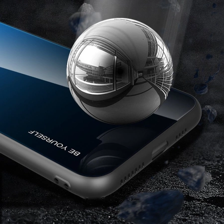 HURTEL ETUI POKROWIEC GRADIENT GLASS DO IPHONE 12 MINI ZE SZKŁEM HARTOWANYM
