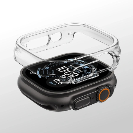 Etui ochronne AMAZINGTHING Minimal na Apple Watch UItra 3 49 mm - przezroczyste