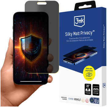 3MK FOLIA OCHRONNA SILKY MATT PRIVACY DO APPLE IPHONE 15 ANTYREFLEKS