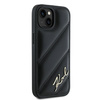 KARL LAGERFELD ETUI HARDCASE DIAGONAL QUILTED SCRIPT DO IPHONE 15 14 13 6.1