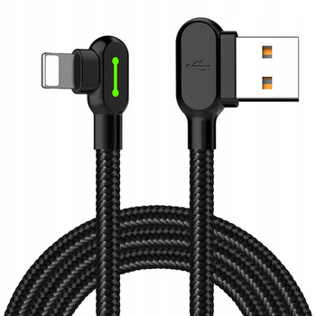 McDodo phone cable Fast charging, Cat 90° LED for Iphone1.8m