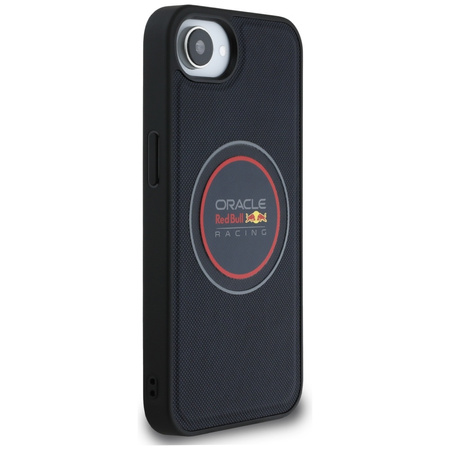 Etui Red Bull Meshed Logo and Red Ring   MagSafe do iPhone 16e granatowy