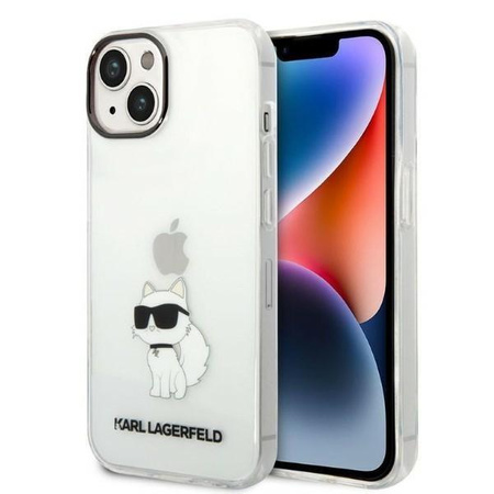 Karl Lagerfeld KLHCP14MHNCHTCT iPhone 14 Plus 6,7" transparent hardcase Ikonik Choupette