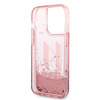 Karl Lagerfeld KLHCP14LLBKLCP iPhone 14 Pro 6,1" różowy/pink hardcase Liquid Glitter Big KL