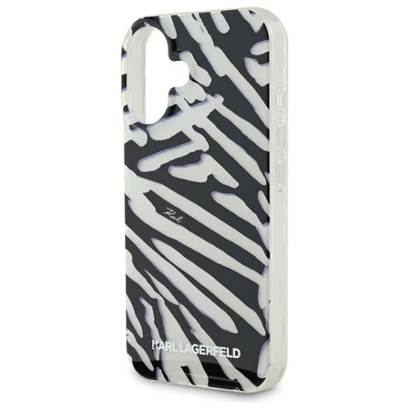 KARL LAGERFELD KLHCP16SHZBPKCCK ETUI DO IPHONE 16 6.1 HARDCASE IML ZEBRA