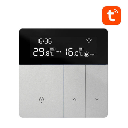 AVATTO TERMOSTAT WIFI DO TUYA PODGRZEWACZ WODY 3A AUTOMATYZACJA STEROWANIA