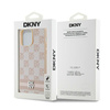 DKNY ETUI HARDCASE LEATHER CHECKERED DO IPHONE 14 PRO MAX Z PASKAMI MONO