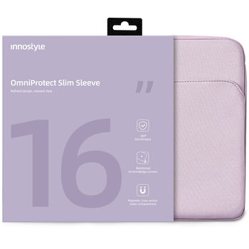 INNOSTYLE TORBA NA LAPTOPA 16" WODOODPORNA ETUI OMNIPROTECT SLIM FIOLETOWA