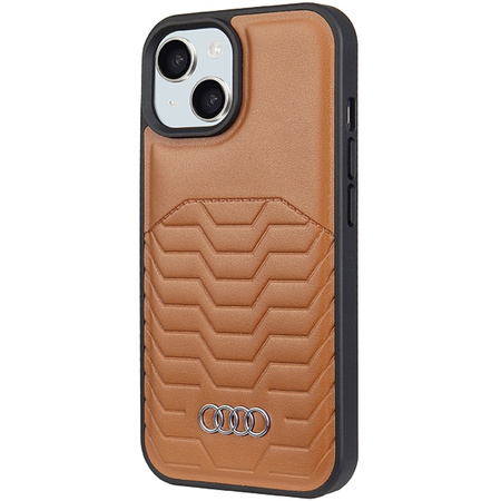 AUDI CASE SYNTHETIC LEATHER DO IPHONE 15 14 13 Z MAGNETYCZNYM DO MAGSAFE