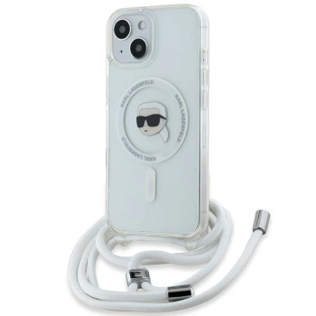KARL LAGERFELD ETUI DO IPHONE 15 14 13 6.1 CROSSBODY DO MAGSAFE KARL HEAD
