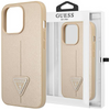 Guess GUHCP13LPSATLE iPhone 13 Pro / 13 6,1" beżowy/beige hardcase SaffianoTriangle Logo