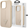 Guess GUHCP14MPSATLE iPhone 14 Plus 6,7" beżowy/beige hardcase SaffianoTriangle Logo