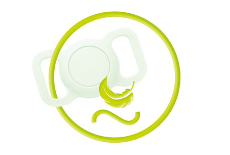 Mobile Origin AirTag Pet Collar, luminous green