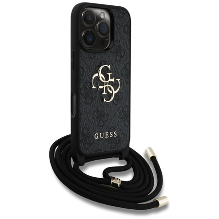 GUESS ETUI TPU CASE DO IPHONE 16 PRO Z LOGO BIG CROSSBODY POKROWIEC