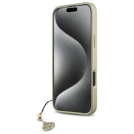 GUESS ETUI HARDCASE DO IPHONE 16 PLUS 6.7 CHARMS COLLECTION Z WZOREM LOGO