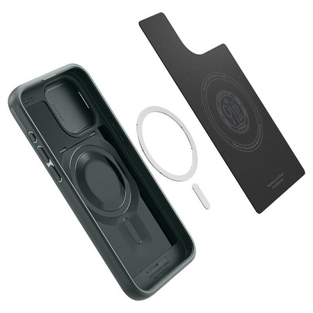 SPIGEN OPTIK ARMOR MAG MAGSAFE IPHONE 15 PRO ABYSS GREEN