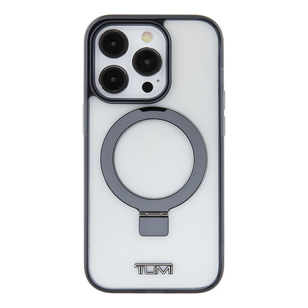 Tumi TUHMP15LSSFC iPhone 15 Pro 6.1biały/white hardcase Transparent Ring Stand Magsafe