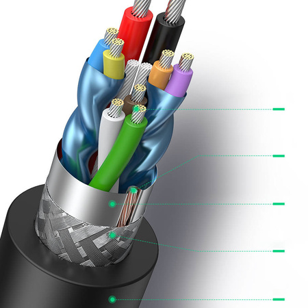 Ugreen kieszeń obudowa na dysk twardy 2,5'' SATA 3.0 6Gbps szary + kabel USB - USB Typ C 0,5m (CM300)