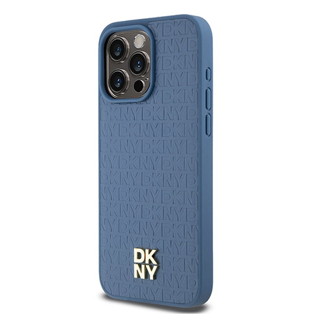 DKNY ETUI HARDCASE LEATHER MONOGRAM DO IPHONE 15 PRO MAX 6.7 Z LOGO