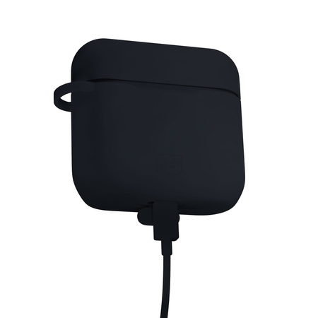3MK CASE DO AIRPODS 3RD GEN Z SILIKONOWĄ POWŁOKĄ I SYSTEMEM ANTYSPADAJĄCYM