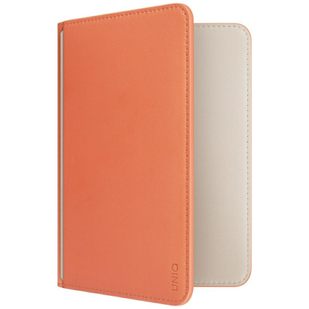 Etui na paszport UNIQ Belmont blokada    RFID terracotta kość słoniowa