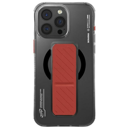 Skinarma etui Axon iPhone 16 Pro 6.3    Magnetic Charging + Grip Stand czarny/black