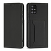 Magnet Card Case etui do Xiaomi Redmi Note 11 pokrowiec portfel na karty kartę podstawka czarny