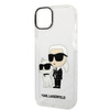 Karl Lagerfeld KLHCP14MHNKCTGT iPhone 14 Plus 6,7" transparent hardcase Gliter Karl&Choupette