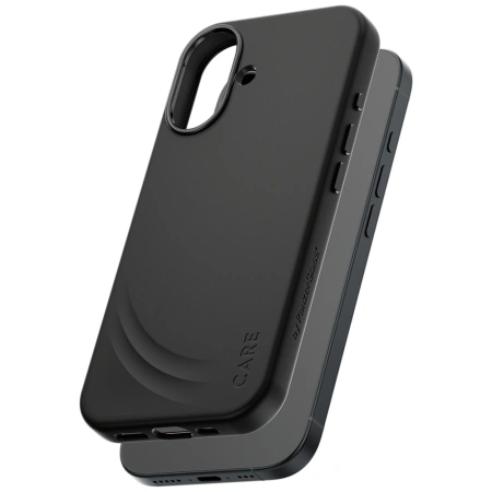 Etui CARE by PanzerGlass Feature FLOW MagSafe na iPhone 17 - czarne