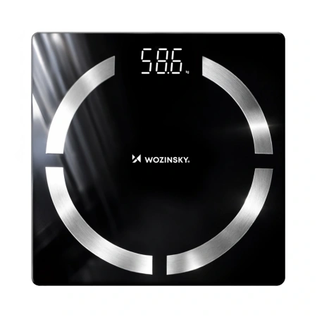 Waga łazienkowa Wozinsky WIWL-30 inteligentna Bluetooth - czarna